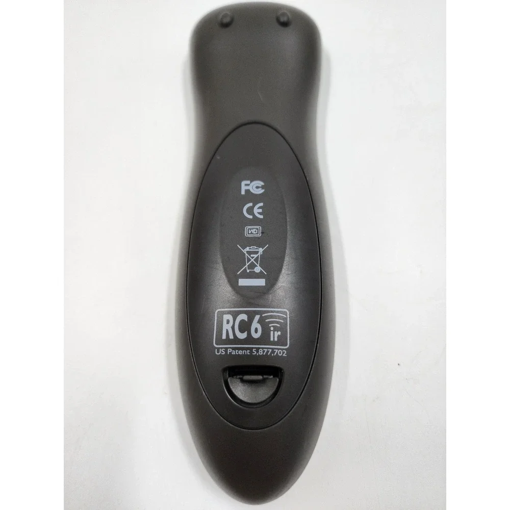 Microsoft Windows Media Center RC6 IR Remote Control Silver Black 5877702